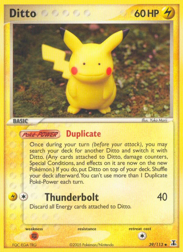 Ditto DS 39  Pokemon TCG POK Cards