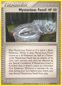 Fossile Mystérieux PK 85
