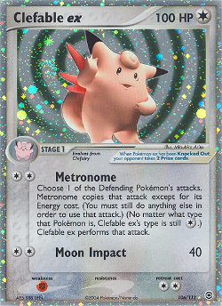 Clefable ex RG 106 image