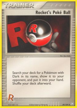 Bola de Pokémon del Equipo Rocket TRR 89 image