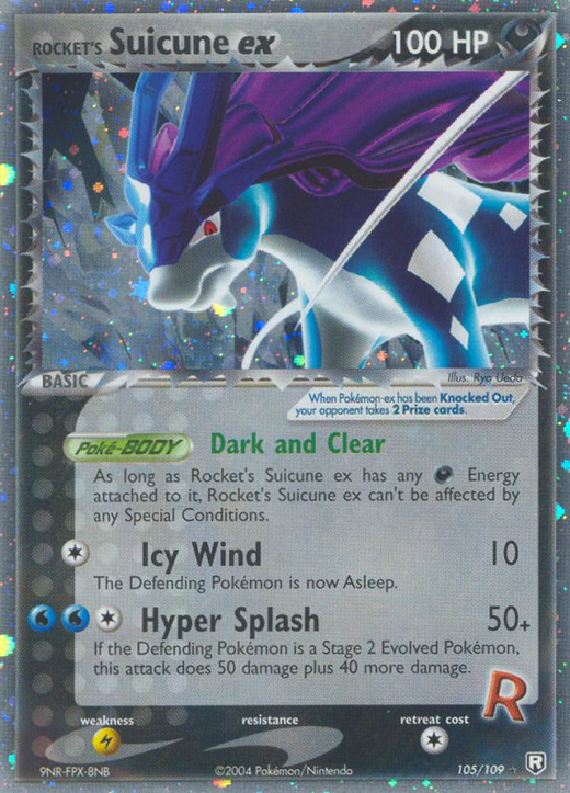 Rocket's Suicune ex TRR 105 Full hd image