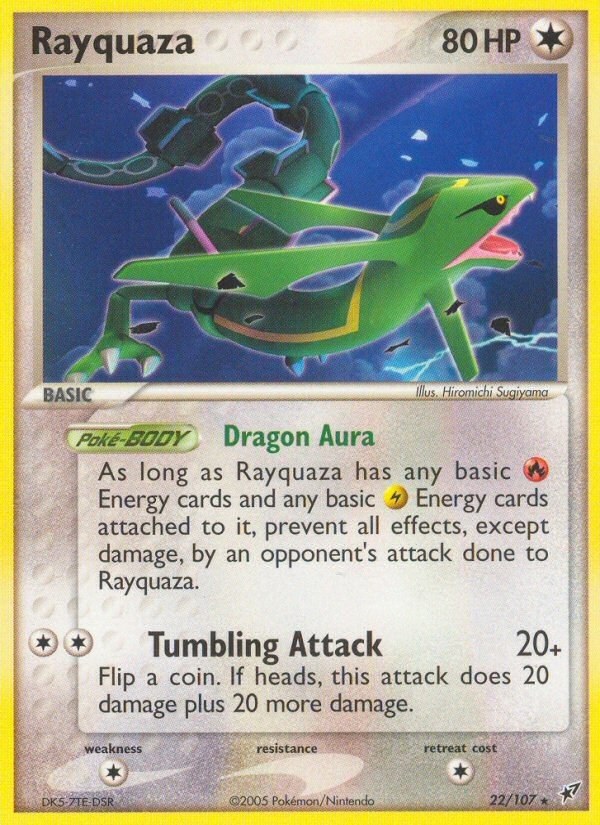 Rayquaza DX 22 Crop image Wallpaper