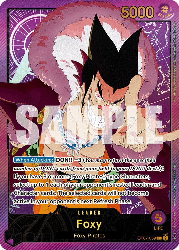 Foxy OP07-059 Crop image Wallpaper