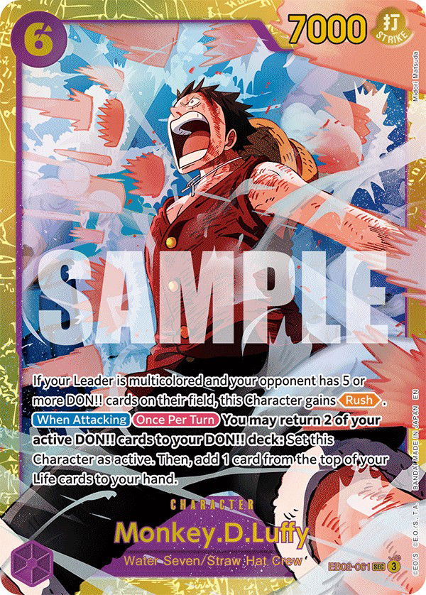 Monkey.D.Luffy EB02-061 Crop image Wallpaper