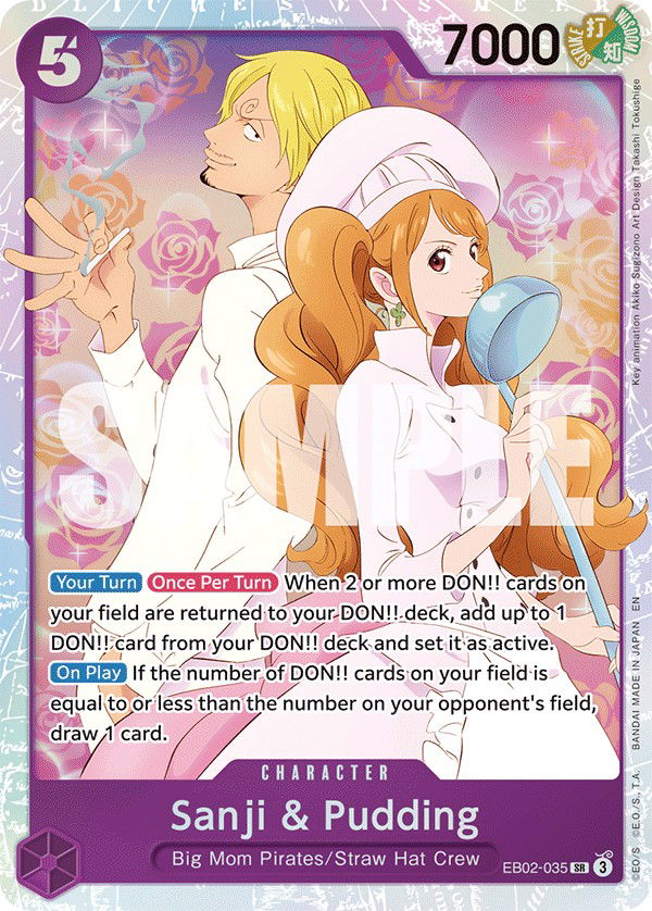 Sanji & Pudding EB02-035 Crop image Wallpaper