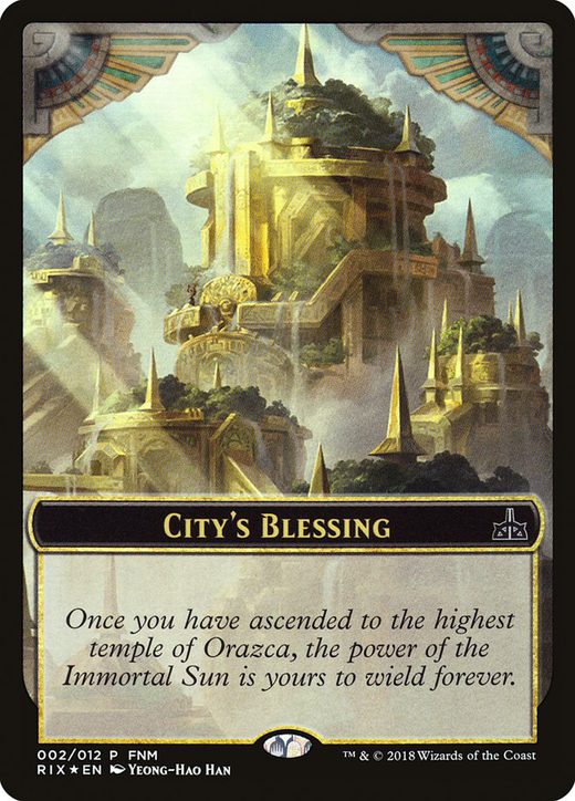 City's Blessing Token Card // Elemental Token Card image