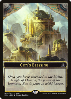 City's Blessing Token Card // Elemental Token Card