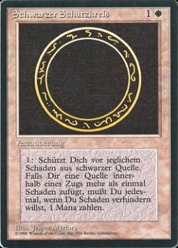 Schwarzer Schutzkreis image