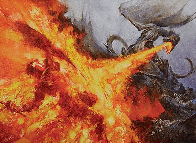 Scorching Dragonfire Crop image Wallpaper