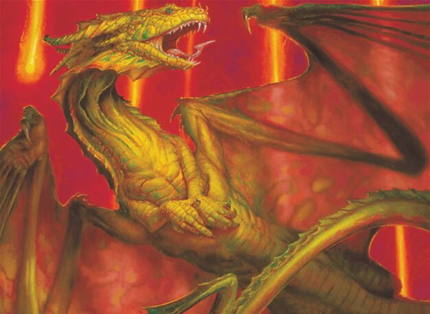 Shivan Dragon Crop image Wallpaper