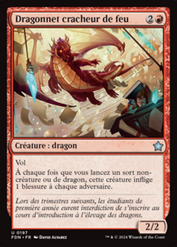 Dragonnet cracheur de feu image