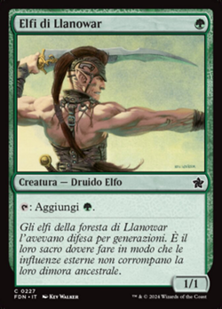 Elfi di Llanowar