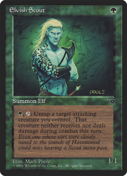 Elvish Scout translates to Eclaireur elfe in French.
