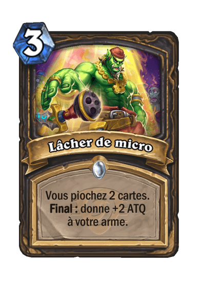 Lâcher de micro image