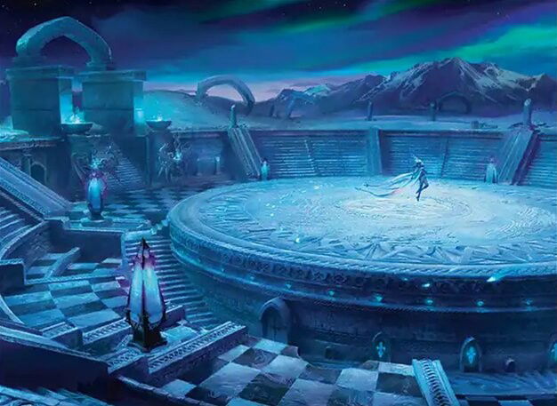 Glacial Fortress Crop image Wallpaper