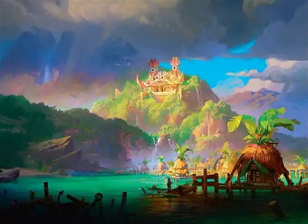 Tangled Islet Crop image Wallpaper