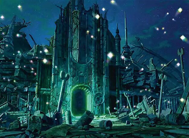 Temple of the False God Crop image Wallpaper