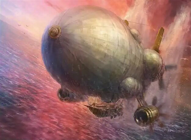 The Falcon, Airship Restored Crop image Wallpaper