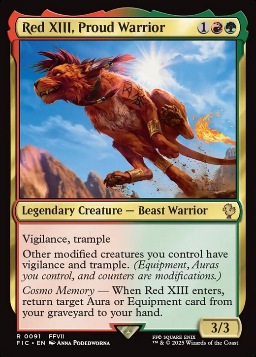 Red XIII, Proud Warrior Full hd image