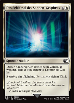 Das Schicksal des Sonnen-Gespinsts image