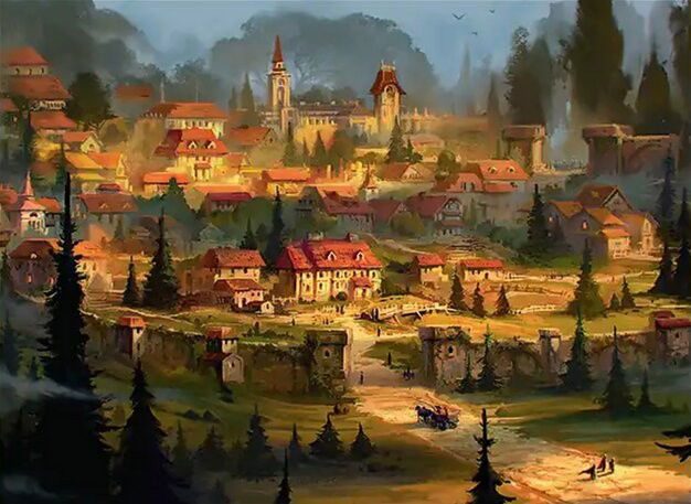 Crossroads Village Crop image Wallpaper