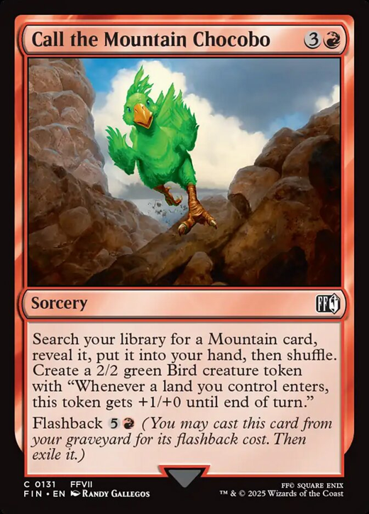 Call the Mountain Chocobo Full hd image