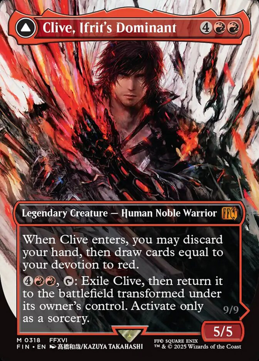Clive, Ifrit's Dominant // Ifrit, Warden of Inferno Full hd image