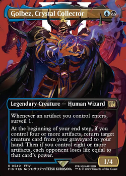 Golbez, Colecionador de Cristais
