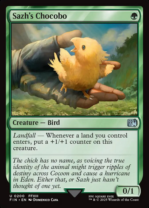 Sazh's Chocobo Full hd image