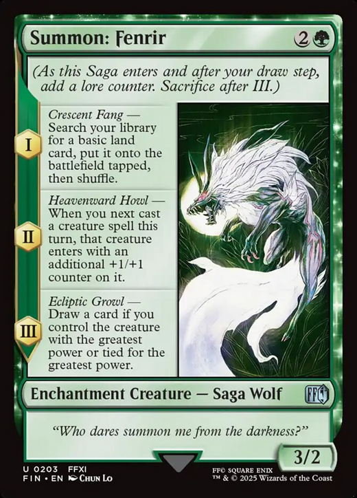 Summon: Fenrir Full hd image