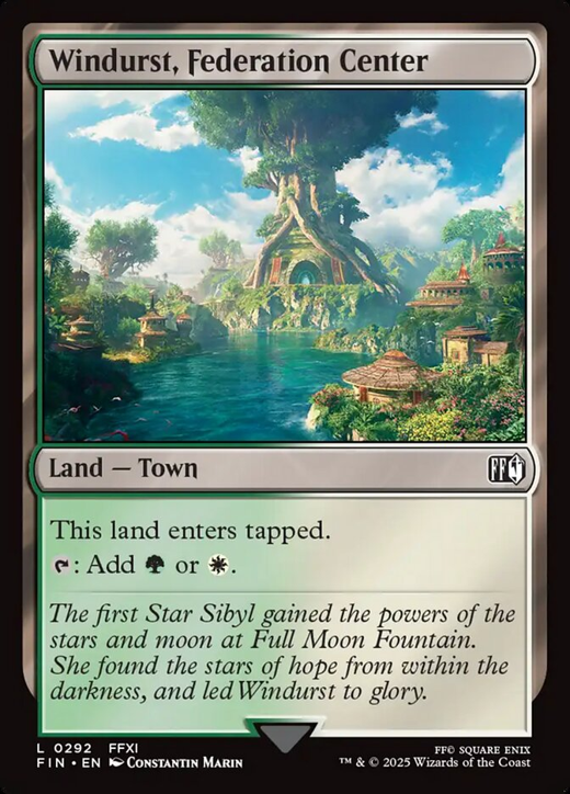 Windurst, Federation Center | Magic: the Gathering MTG Cards