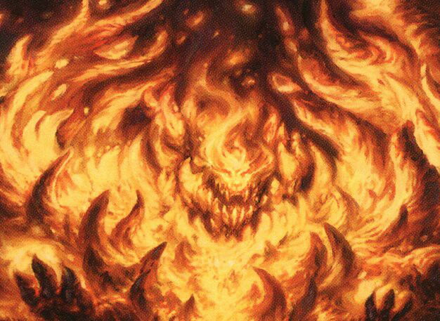 Fiery Card Crop image Wallpaper