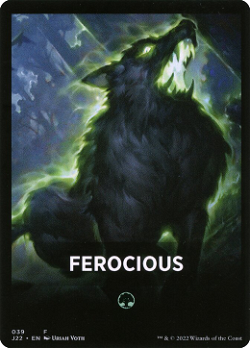 Ferocious Card