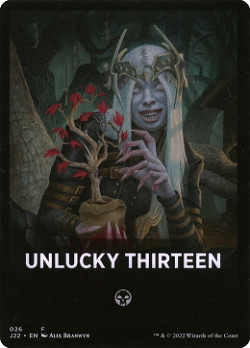 Unlucky Thirteen Card