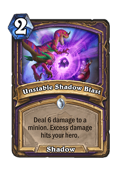 Unstable Shadow Blast