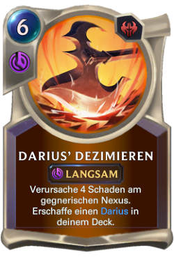 Darius' Dezimieren