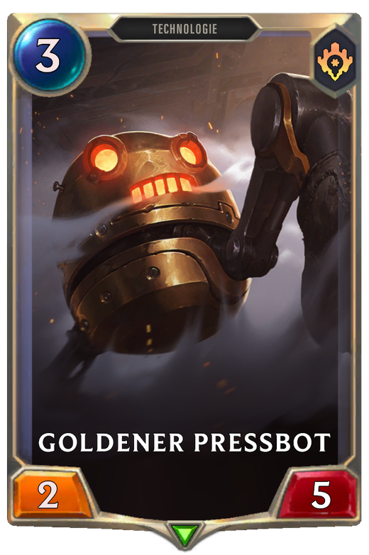 Goldener Pressbot image