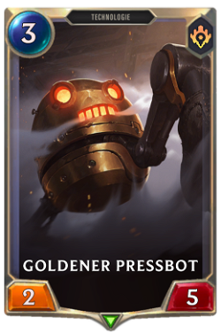 Goldener Pressbot
