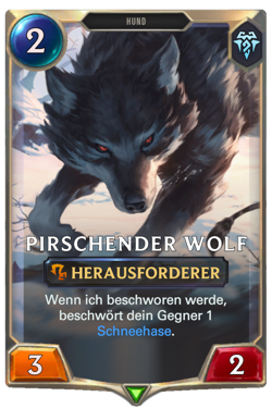 Pirschender Wolf image