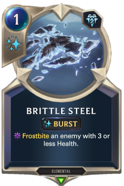 Brittle Steel
