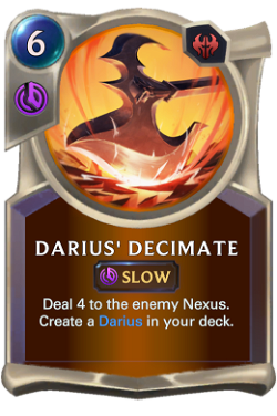 Darius' Decimate