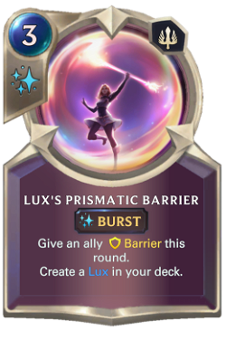 Lux's Prismatic Barrier