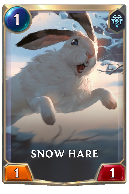 Snow Hare Full hd image