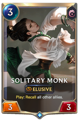 Solitary Monk image