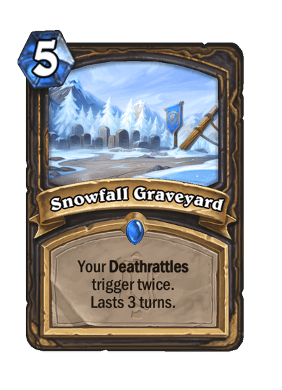 Snowfall Graveyard image
