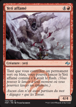 Yeti affamé