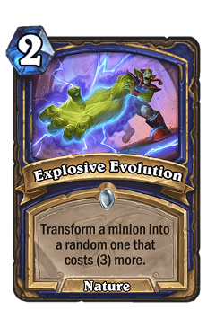 Explosive Evolution