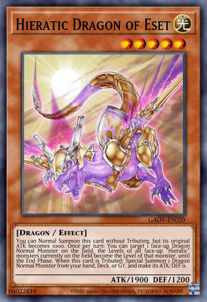 Hieratic Dragon of Eset
하이라틱 드래곤 오브 에셋 image