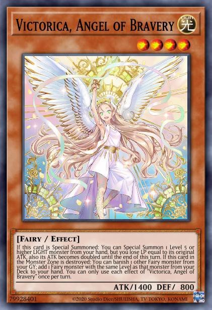 Victorica, Angel of Bravery Crop image Wallpaper