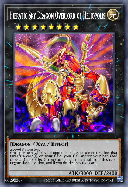 Hieratic Sky Dragon Overlord of Heliopolis Full hd image